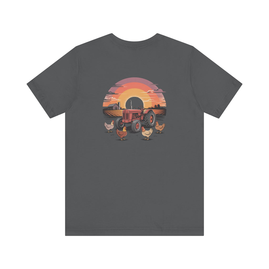 Sunset Forest Unisex Tee - Nature Inspired Short Sleeve Shirt