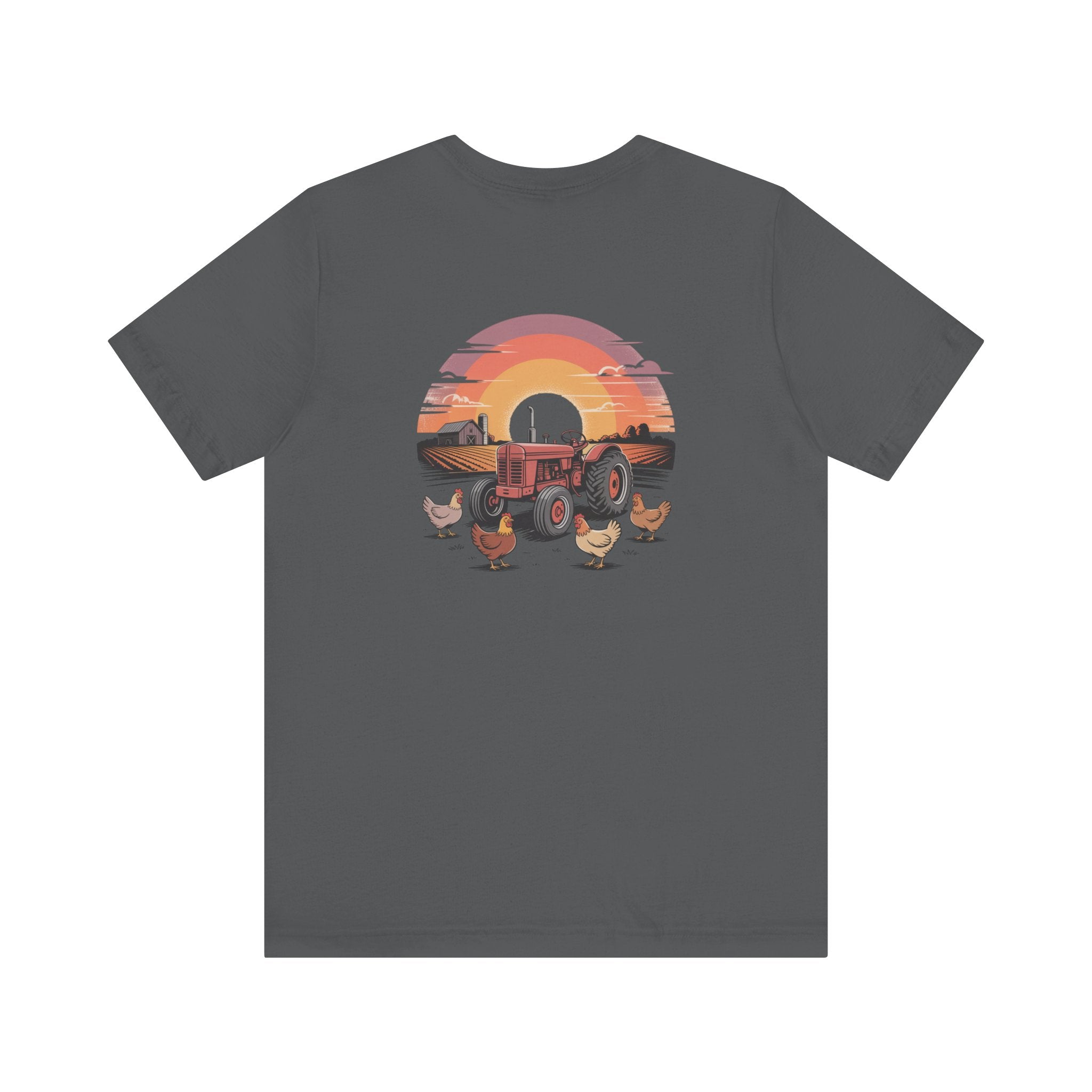 Sunset Forest Unisex Tee - Nature Inspired Short Sleeve Shirt