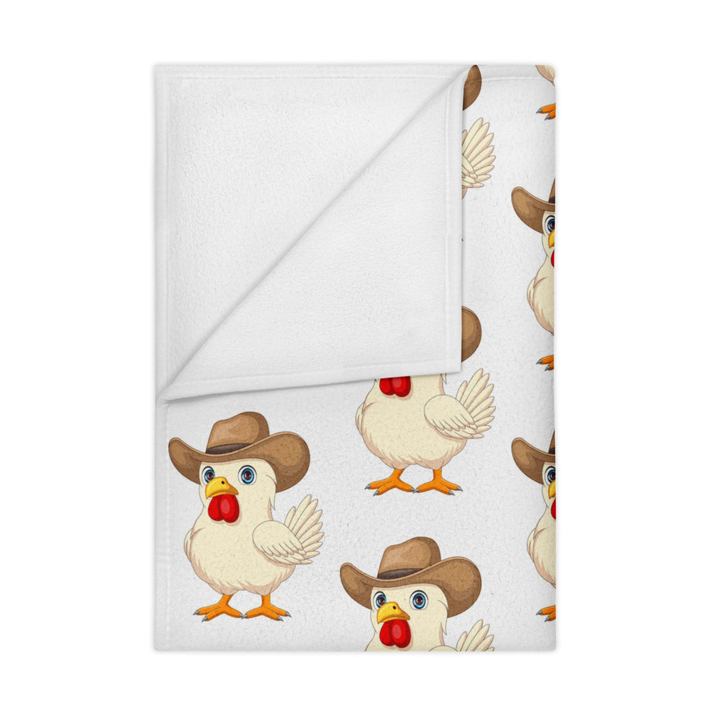 Whimsical Toddler Blanket with Cute Chicken Patterns