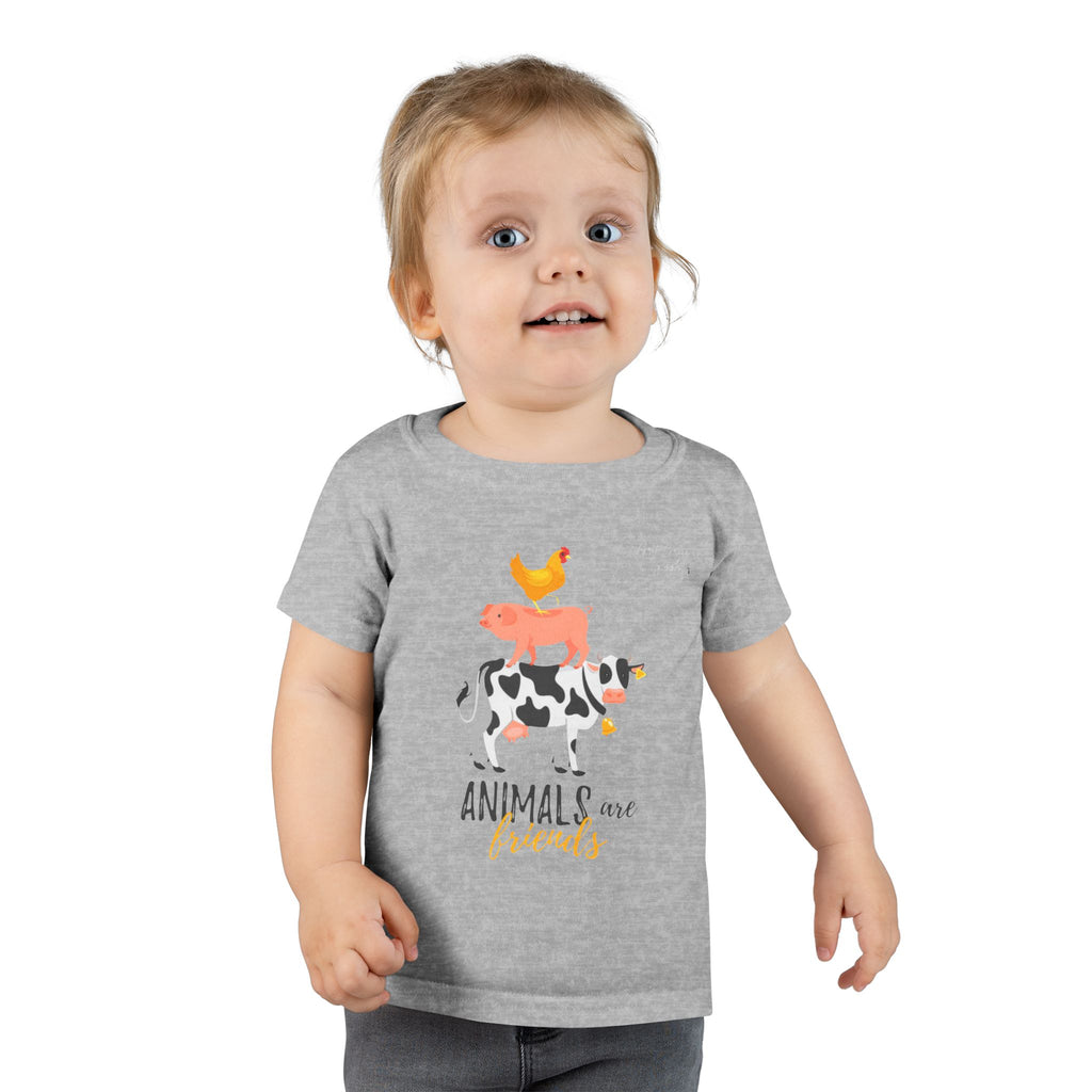 Farm Animal Friends Toddler T-Shirt, Cute Kids Tee, Animal Lover Gift, Birthday Outfit, Nursery Decor, Toddler Apparel