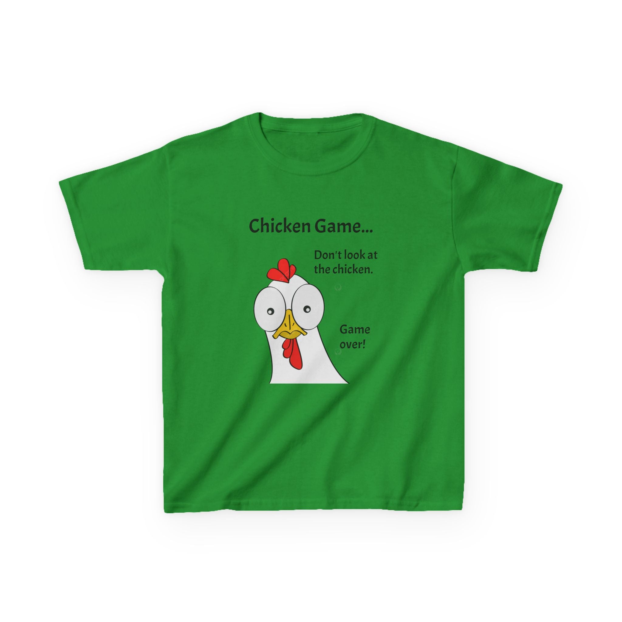 Funny Chicken Game Kids Tee, Humor T-Shirt for Kids, Playful Gift for Birthdays, Animal Lovers, Family Gatherings
