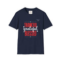"Thankful, Blessed"  Ladies Softstyle T-Shirt Grit, Grace & Giggle Collection