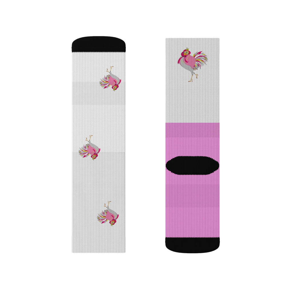 Floral/Chick Patterned Women's Socks