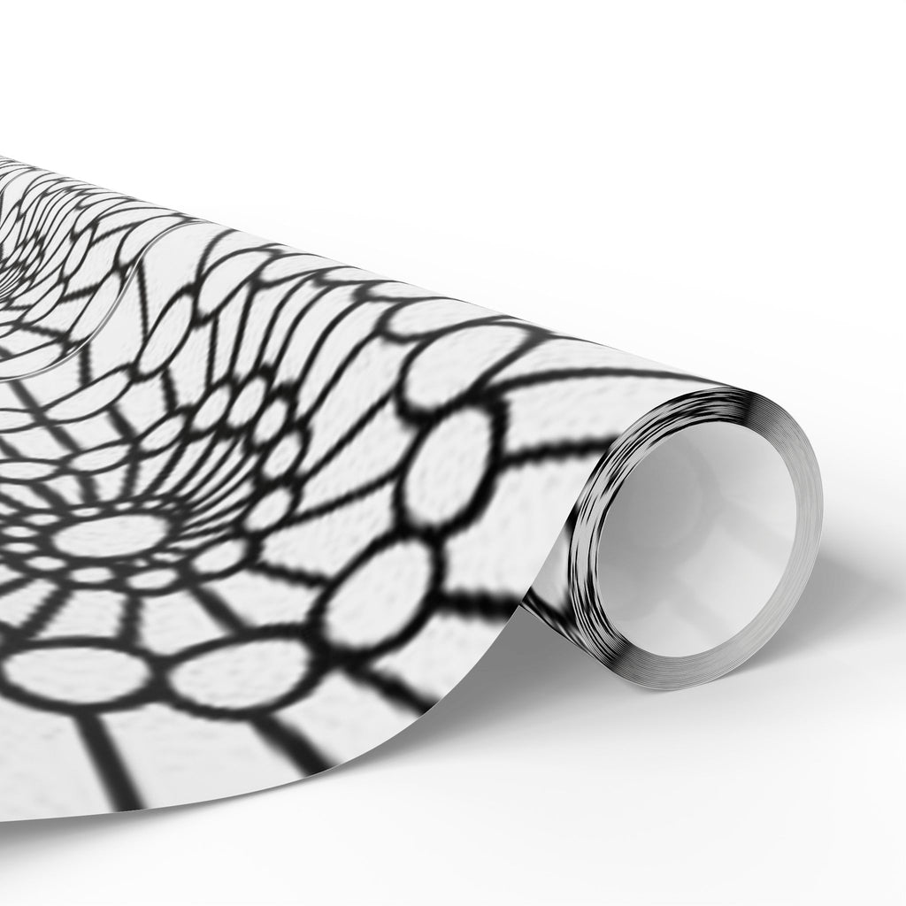 Elegant Geometric Wrapping Paper, Gift Wrap for All Occasions, Modern Black and White Pattern, Birthday, Wedding, Holiday Wrap