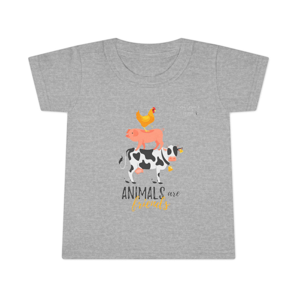 Farm Animal Friends Toddler T-Shirt, Cute Kids Tee, Animal Lover Gift, Birthday Outfit, Nursery Decor, Toddler Apparel