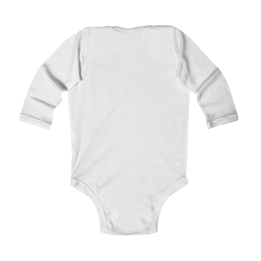 Festive Cow Infant Bodysuit - Cute Long Sleeve Holiday Outfit