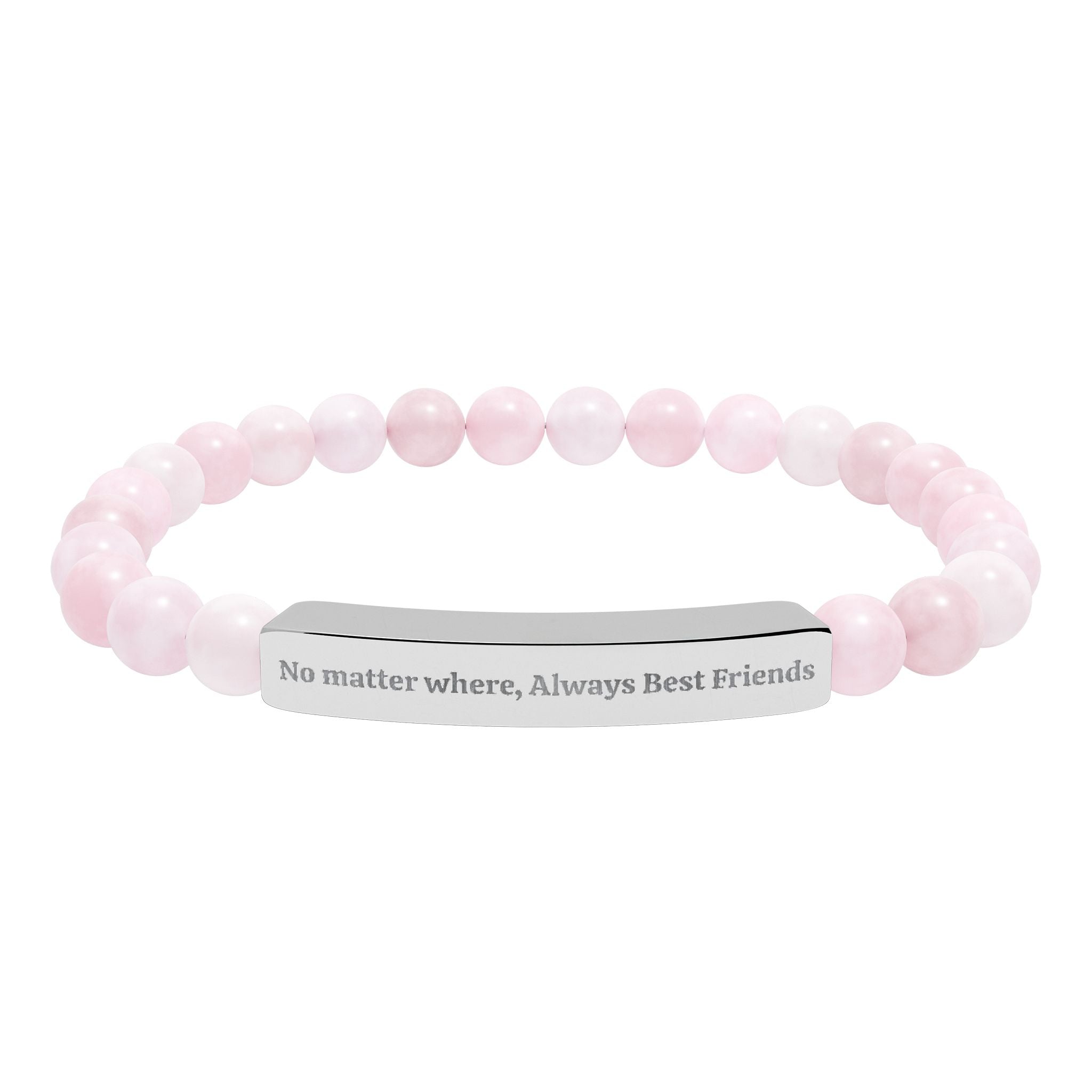 Bracelet Set - Best Friends Natural Stone Stretch Bar Bracelet