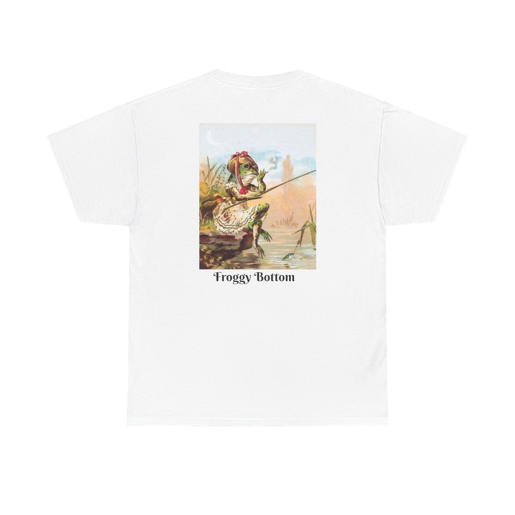 T‑Shirt — Vintage 'Froggy Bottom' Fishing Art Tee