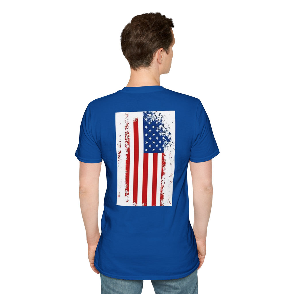 Adult Patriotic Graphic Tee, Unisex T-Shirt for Independence Day, Casual Wear, Gift for Veterans, Summer Style, Comfy Everyday Shirt