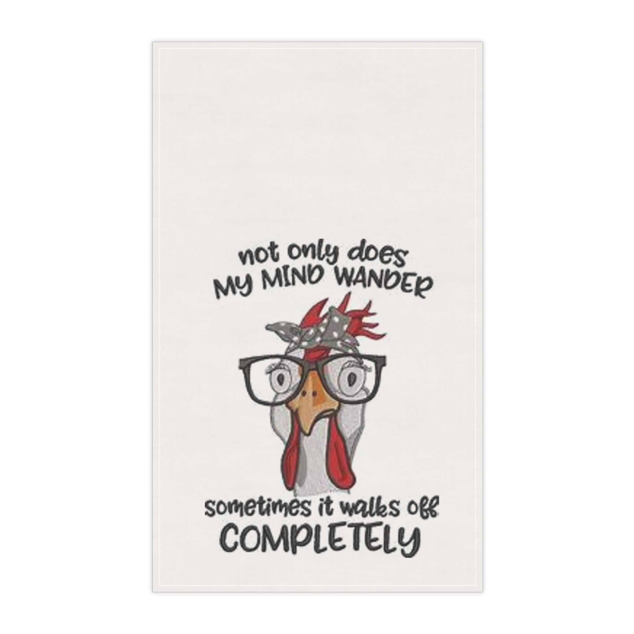 Funny Chicken Tea Towels, Humorous Kitchen Decor, Gift for Chefs, Farmhouse Style, Kitchen Accessories