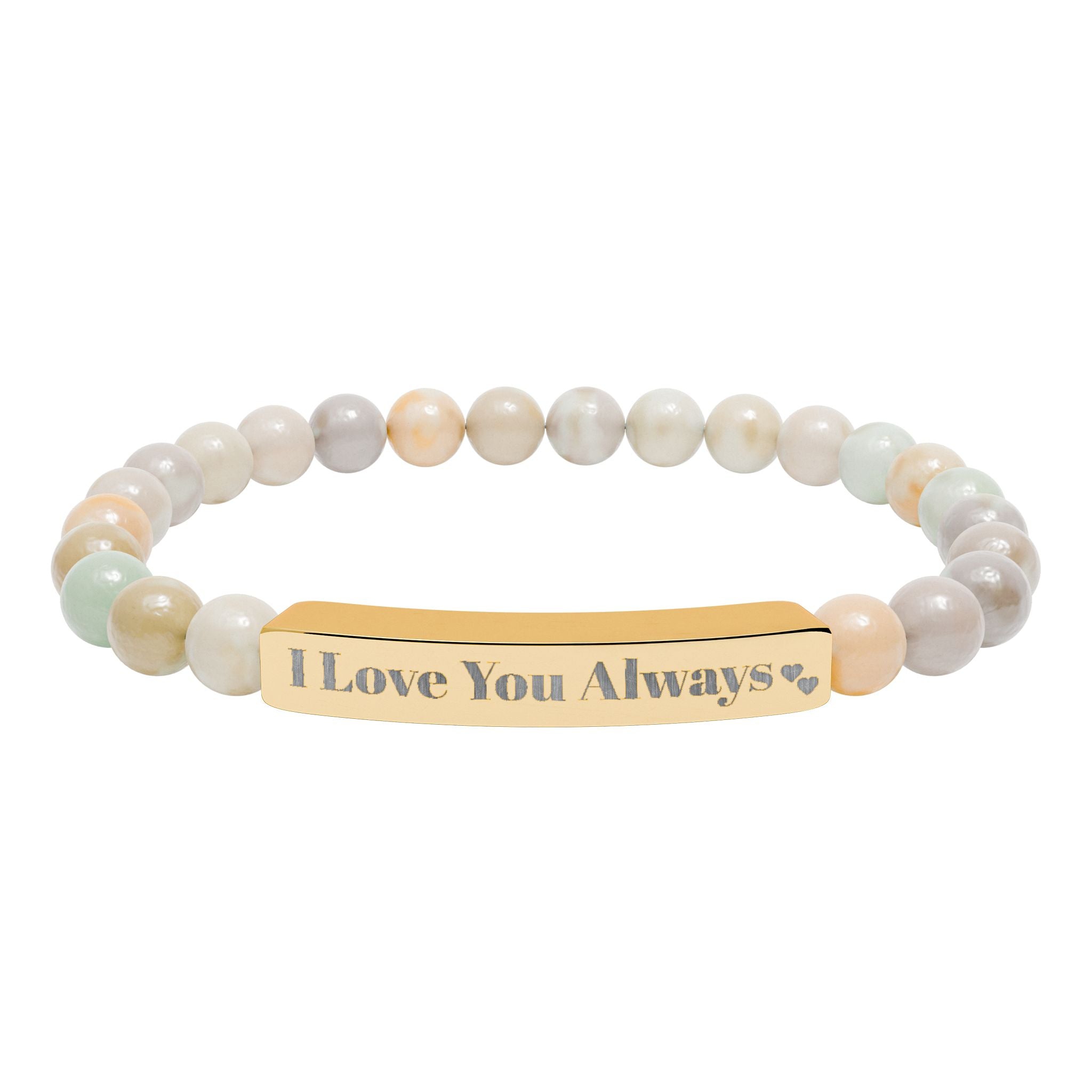 "I love you always" Engraved Bracelet