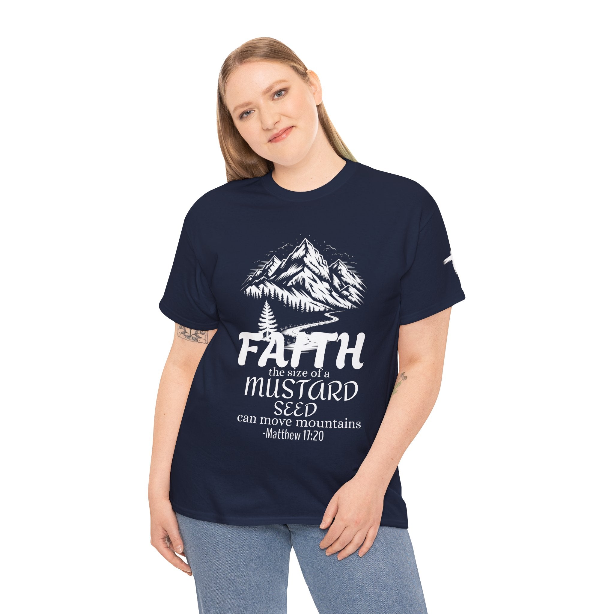 Faith-Inspired Unisex Heavy Cotton Tee