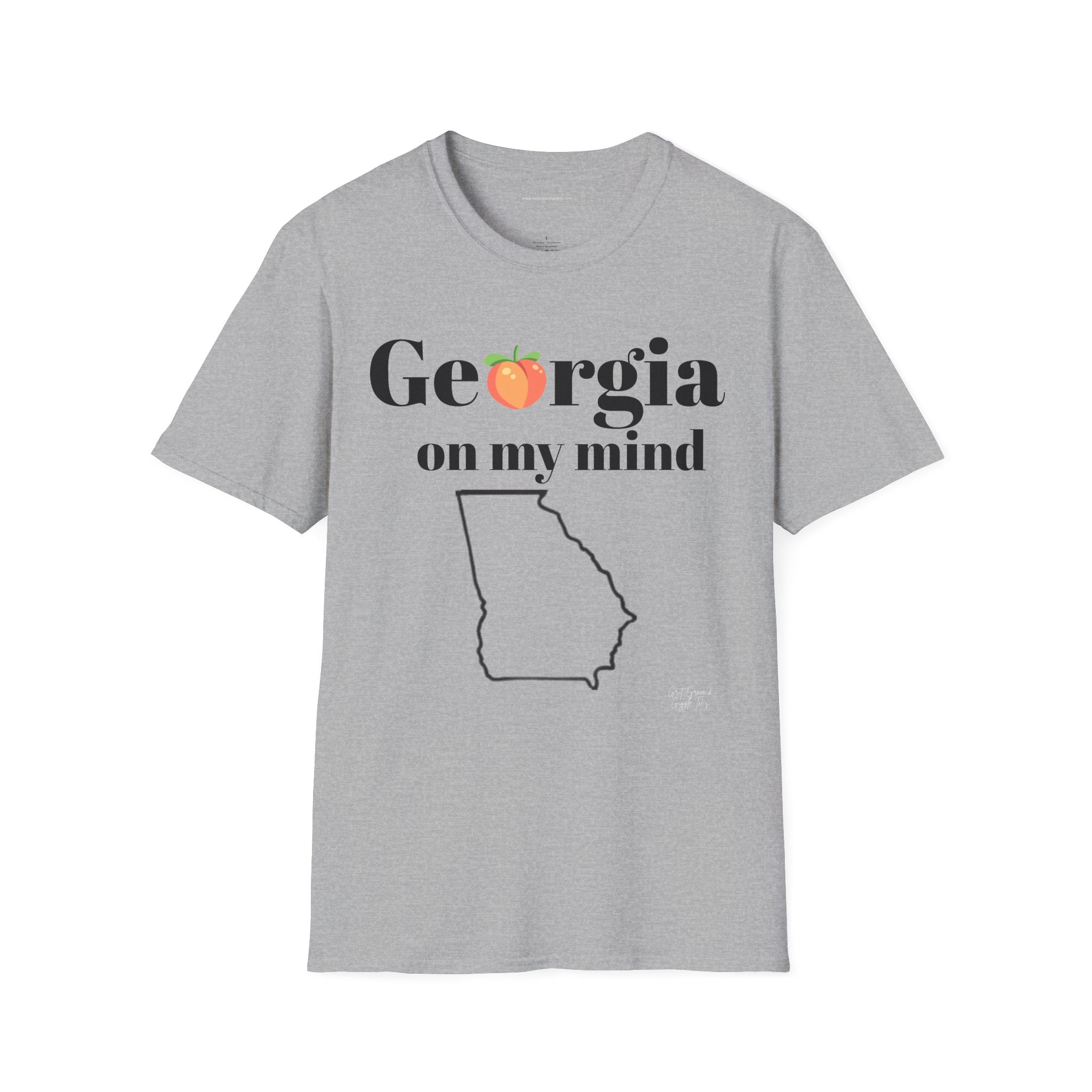 Georgia on my mind Unisex T-Shirt - Vintage Southern State Pride Tee