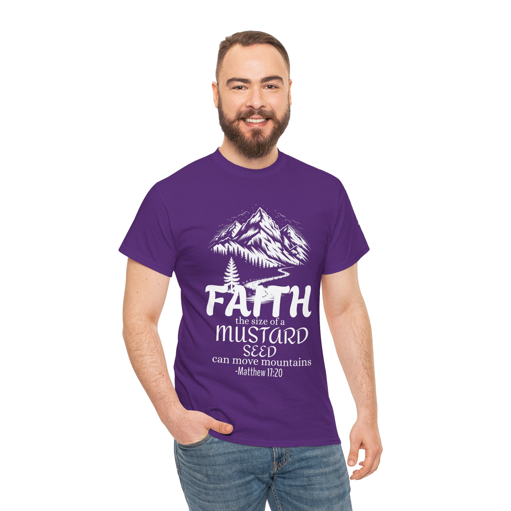 Faith-Inspired Unisex Heavy Cotton Tee