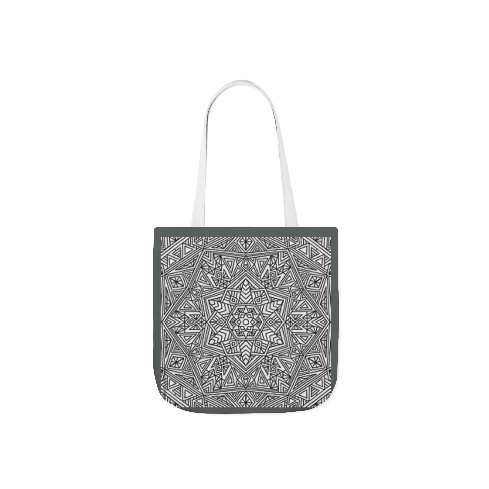 Stylish Canvas Tote Bag with 2-Color Straps | Boho Chic, Eco-Friendly, Everyday Essentials, Gift for Her, Shopping Bag, Church Bag