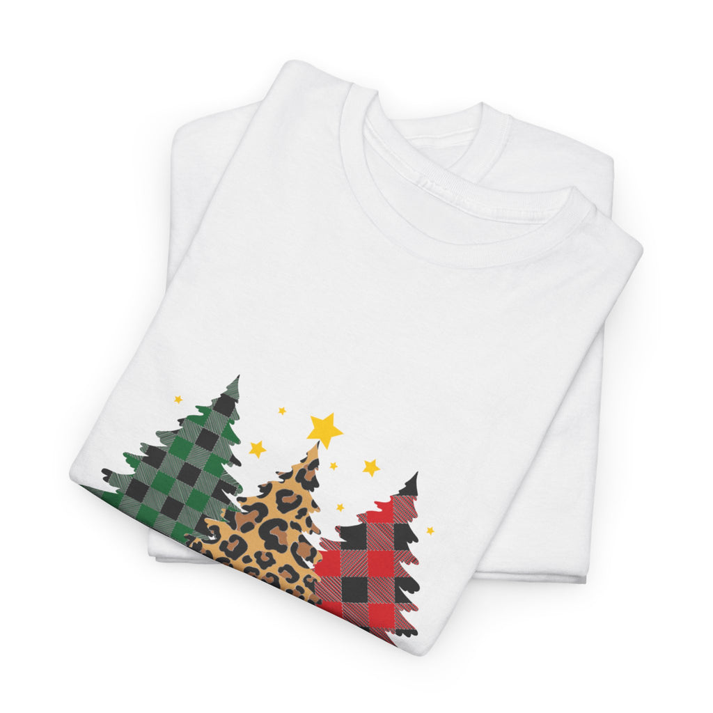 Merry Christmas Unisex Heavy Cotton Tee, Holiday T-Shirt, Festive Apparel, Christmas Gift, Winter Wear, Casual Top