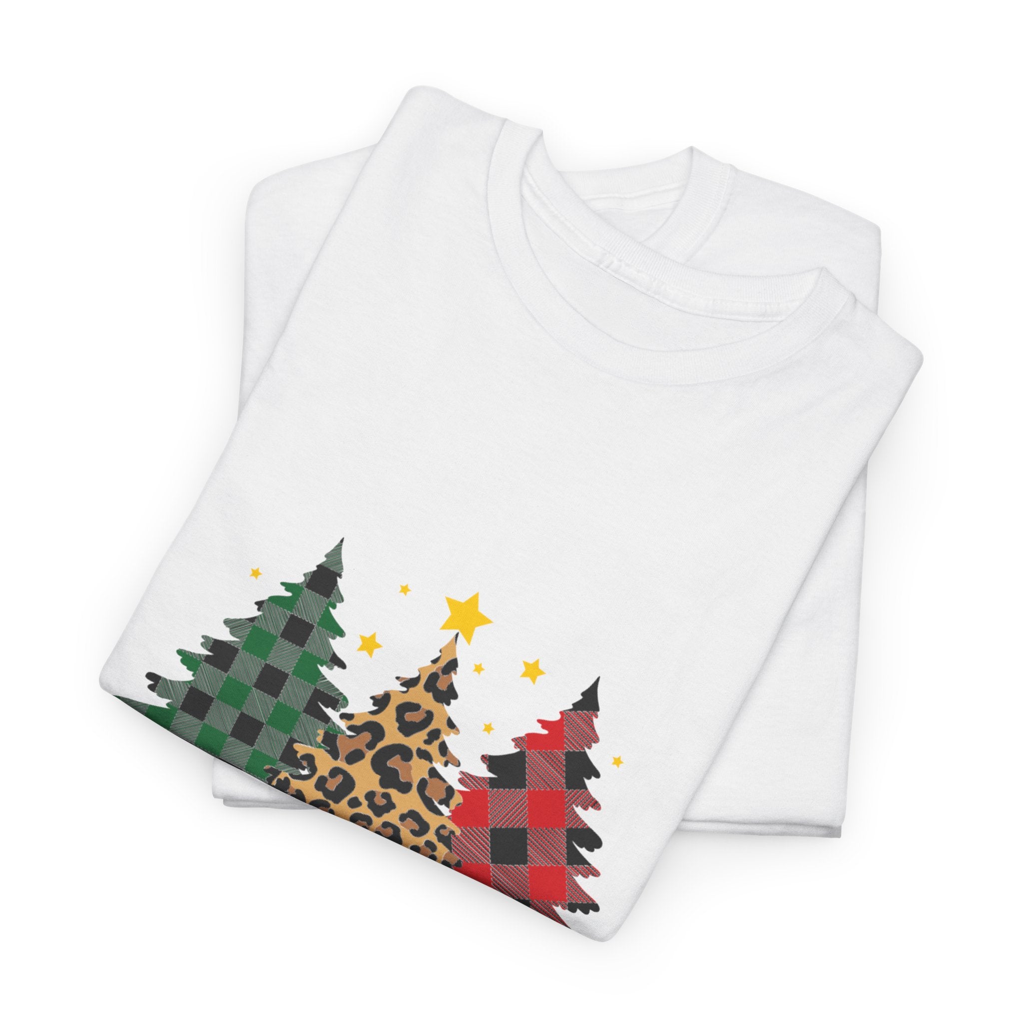 Merry Christmas Unisex Heavy Cotton Tee, Holiday T-Shirt, Festive Apparel, Christmas Gift, Winter Wear, Casual Top