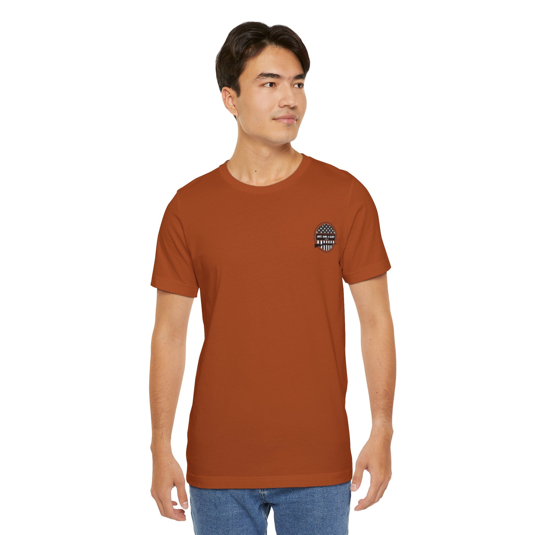 Sunset Forest Unisex Tee - Nature Inspired Short Sleeve Shirt