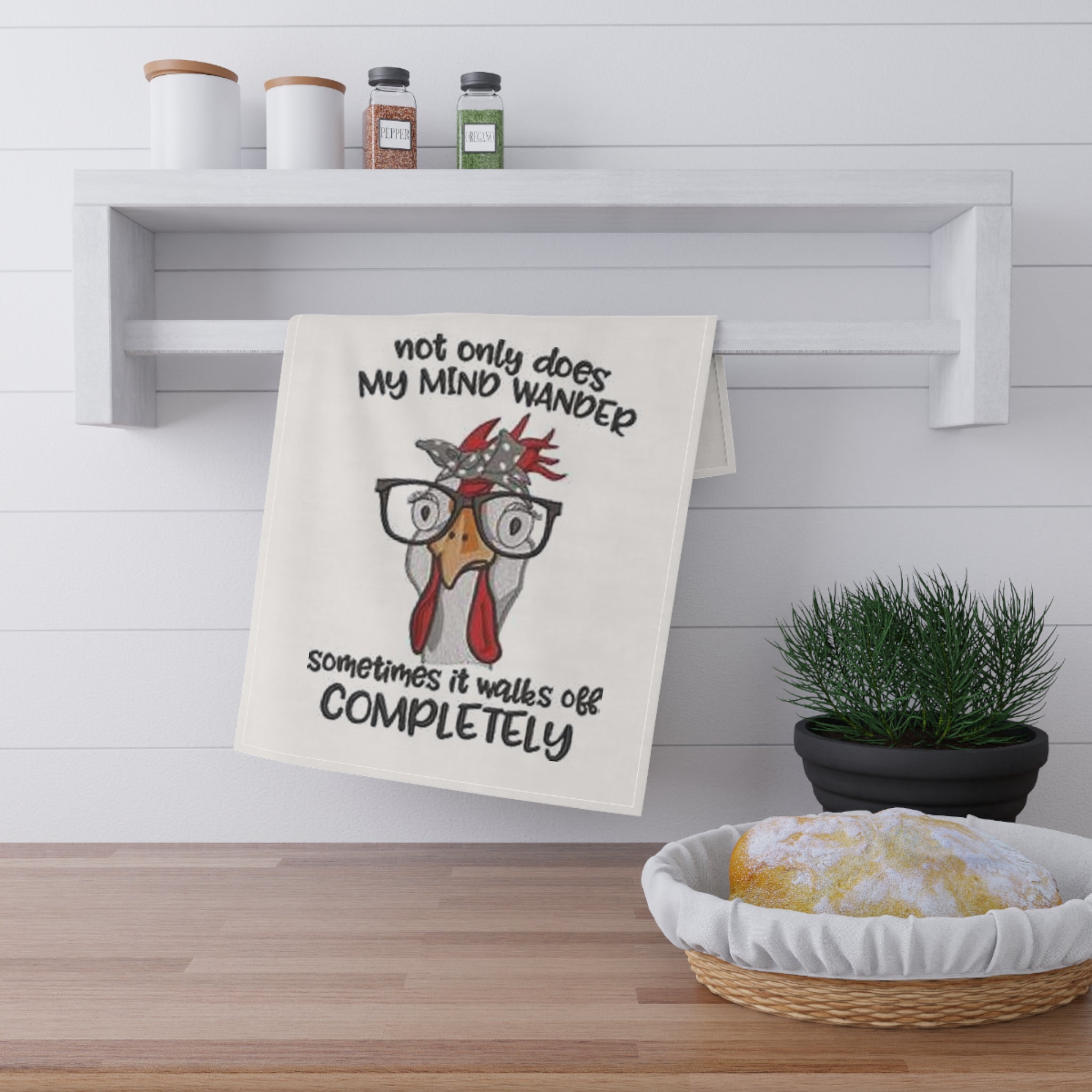 Funny Chicken Tea Towels, Humorous Kitchen Decor, Gift for Chefs, Farmhouse Style, Kitchen Accessories