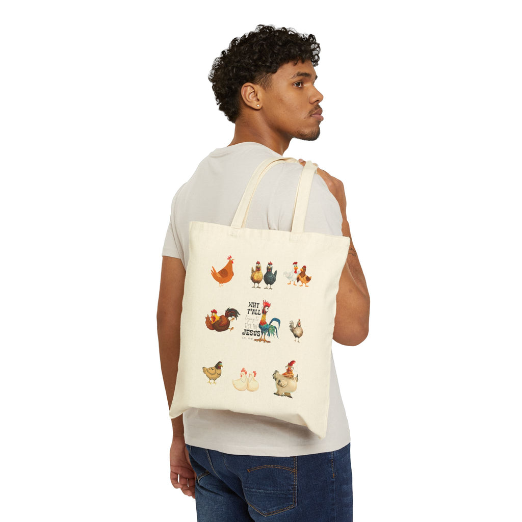 Charming Chicken Tote Bag | Perfect for Farmers, Animal Lovers, or Gift Ideas | Versatile Bag for Grocery, Shopping, and More