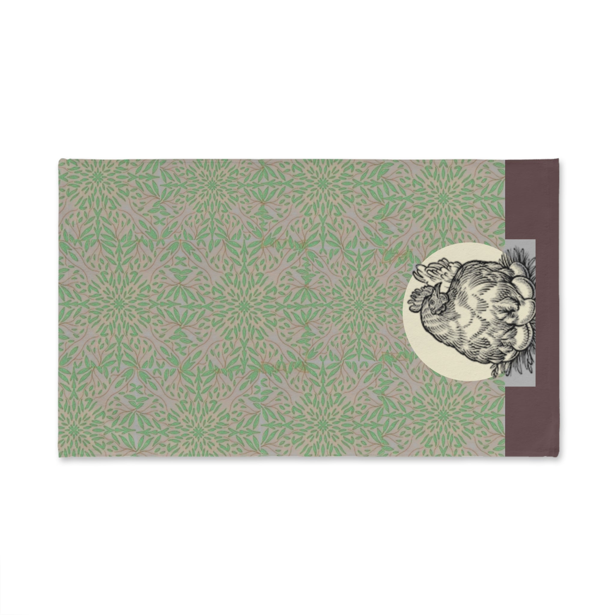 Vintage Look Chicken Kitchen Hand Towel