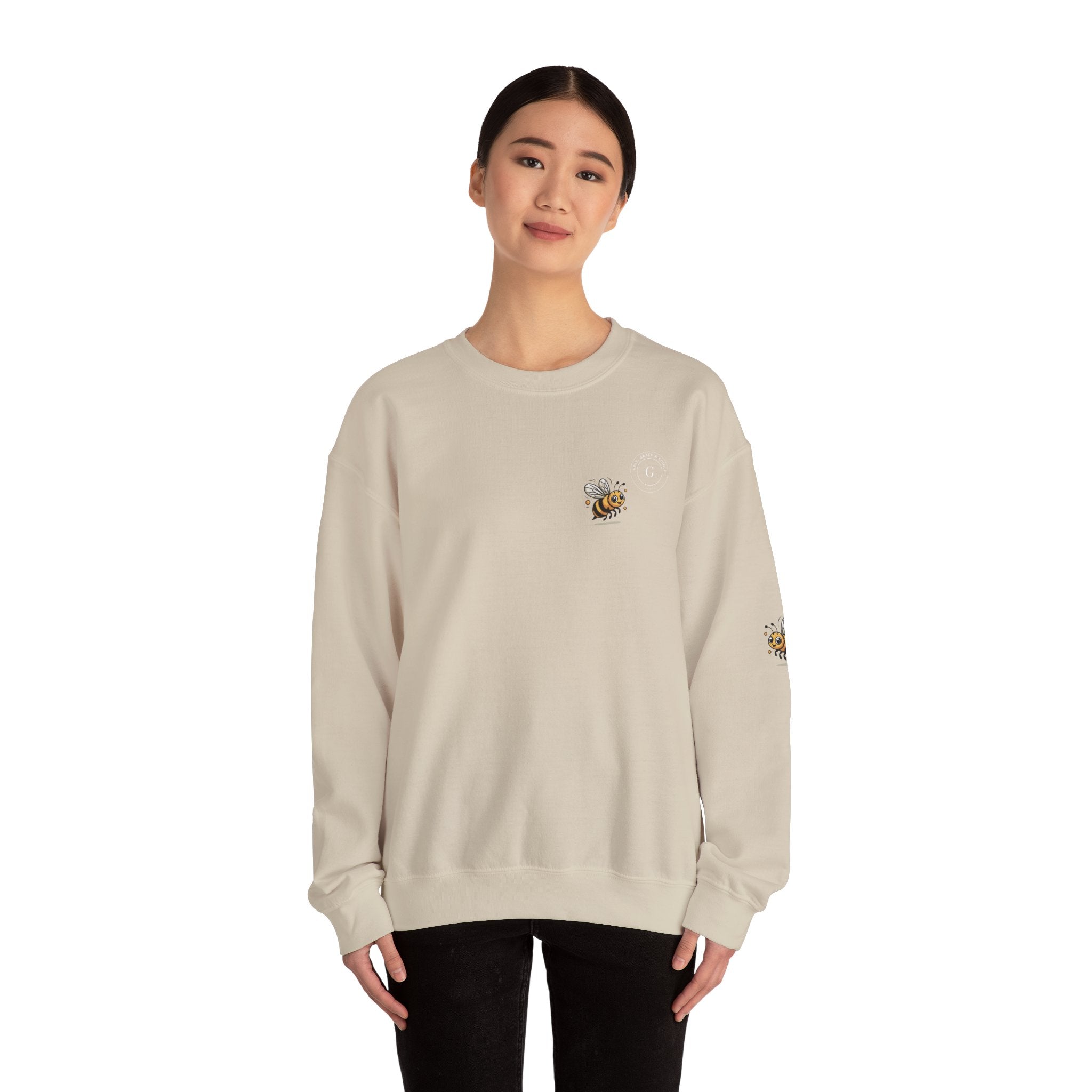 Honey Bee Inspiration Crewneck Sweatshirt