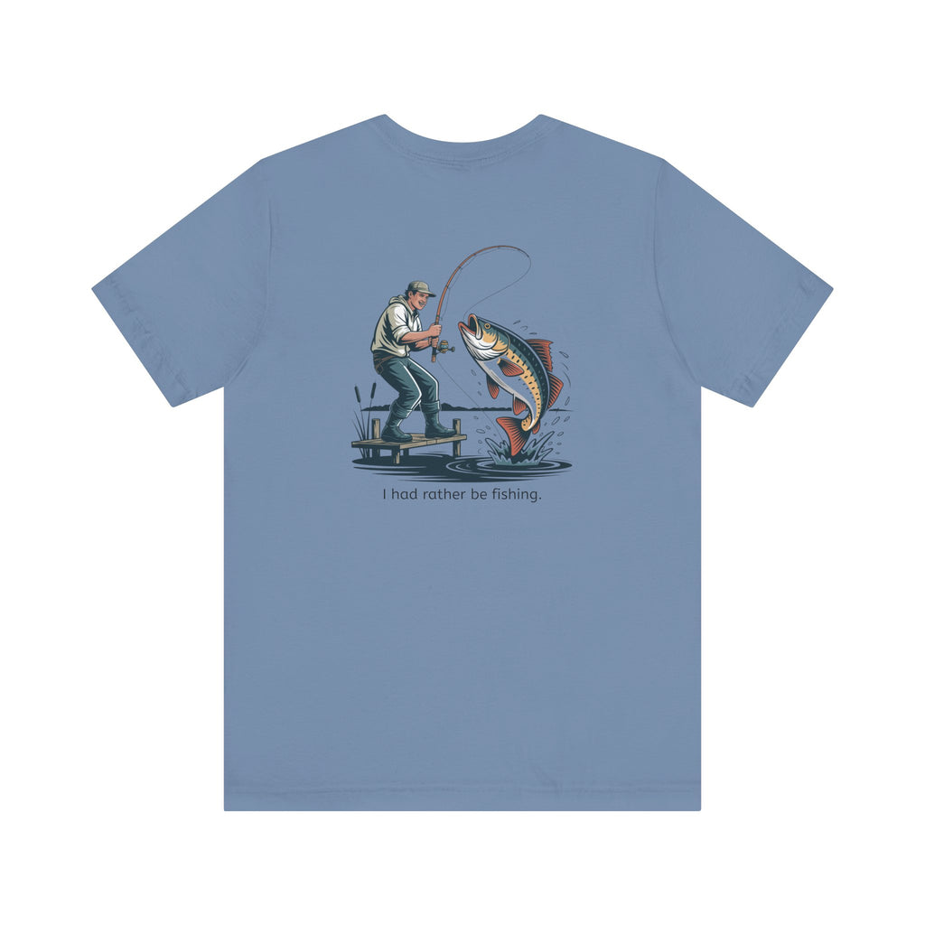 Fishing Adventure Men Short Sleeve Tee - Perfect for Outdoor Enthusiasts