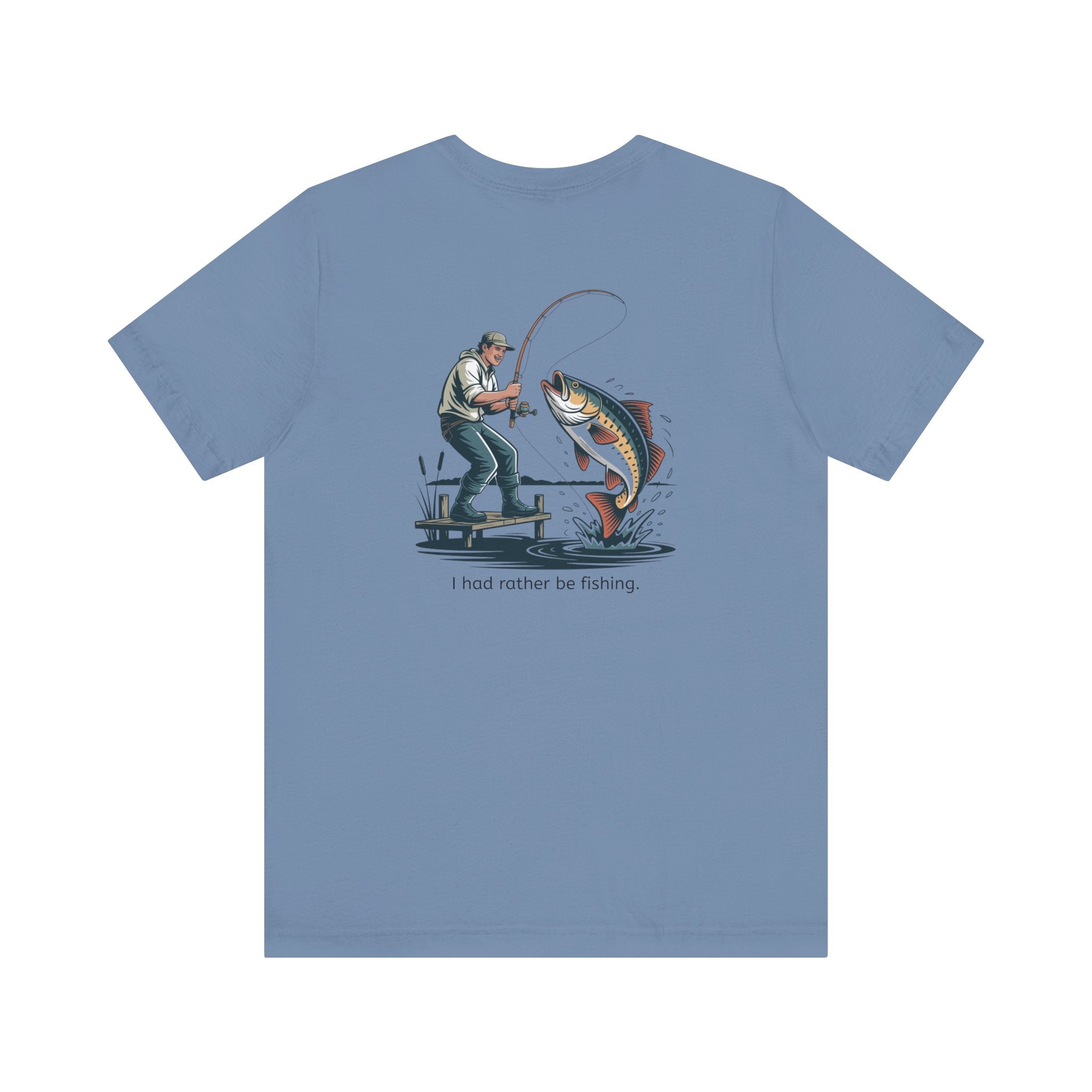 Fishing Adventure Men Short Sleeve Tee - Perfect for Outdoor Enthusiasts