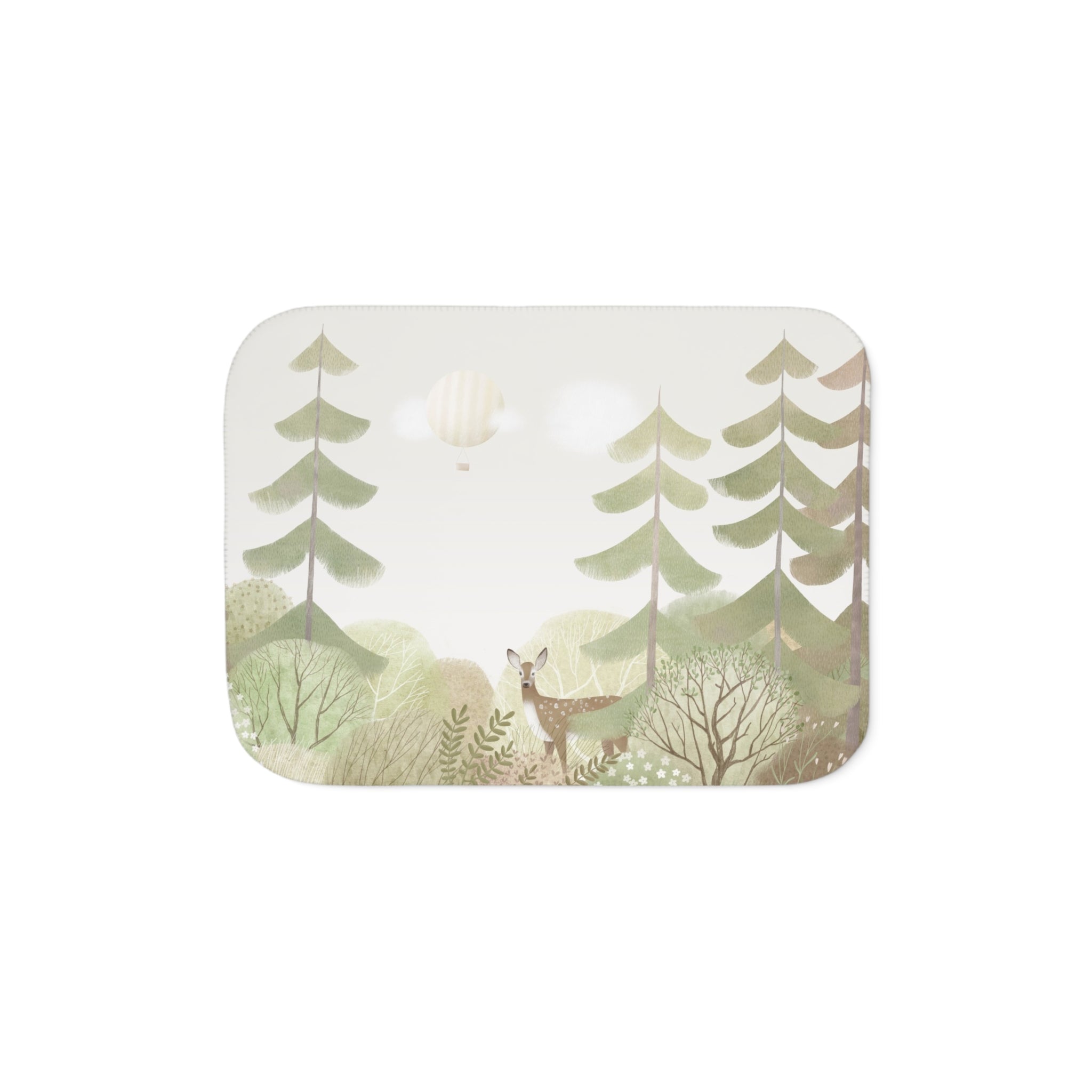 Cozy Sherpa Blanket in Earthy Tones - Perfect for Home Décor & Seasonal Gifting