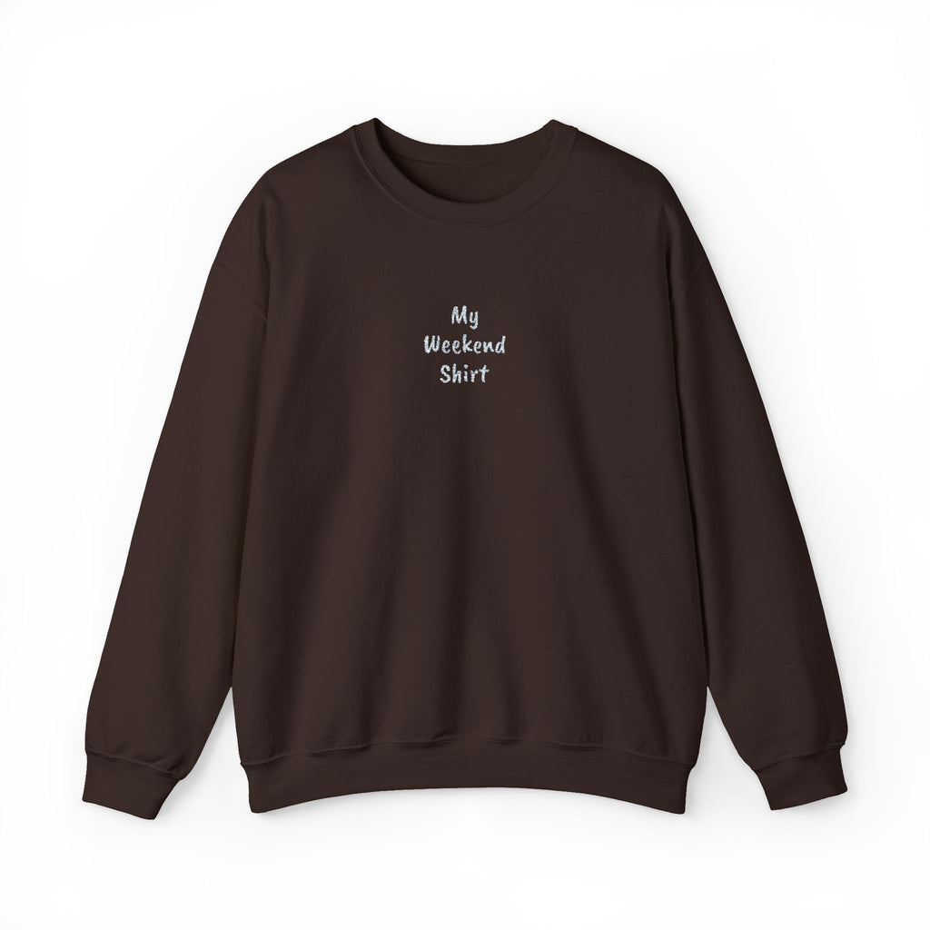 Minimal 'My Weekend Shirt' Crewneck Sweatshirt