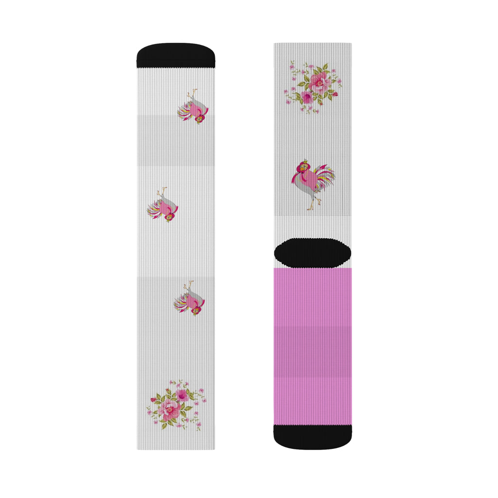 Floral/Chick Patterned Women's Socks