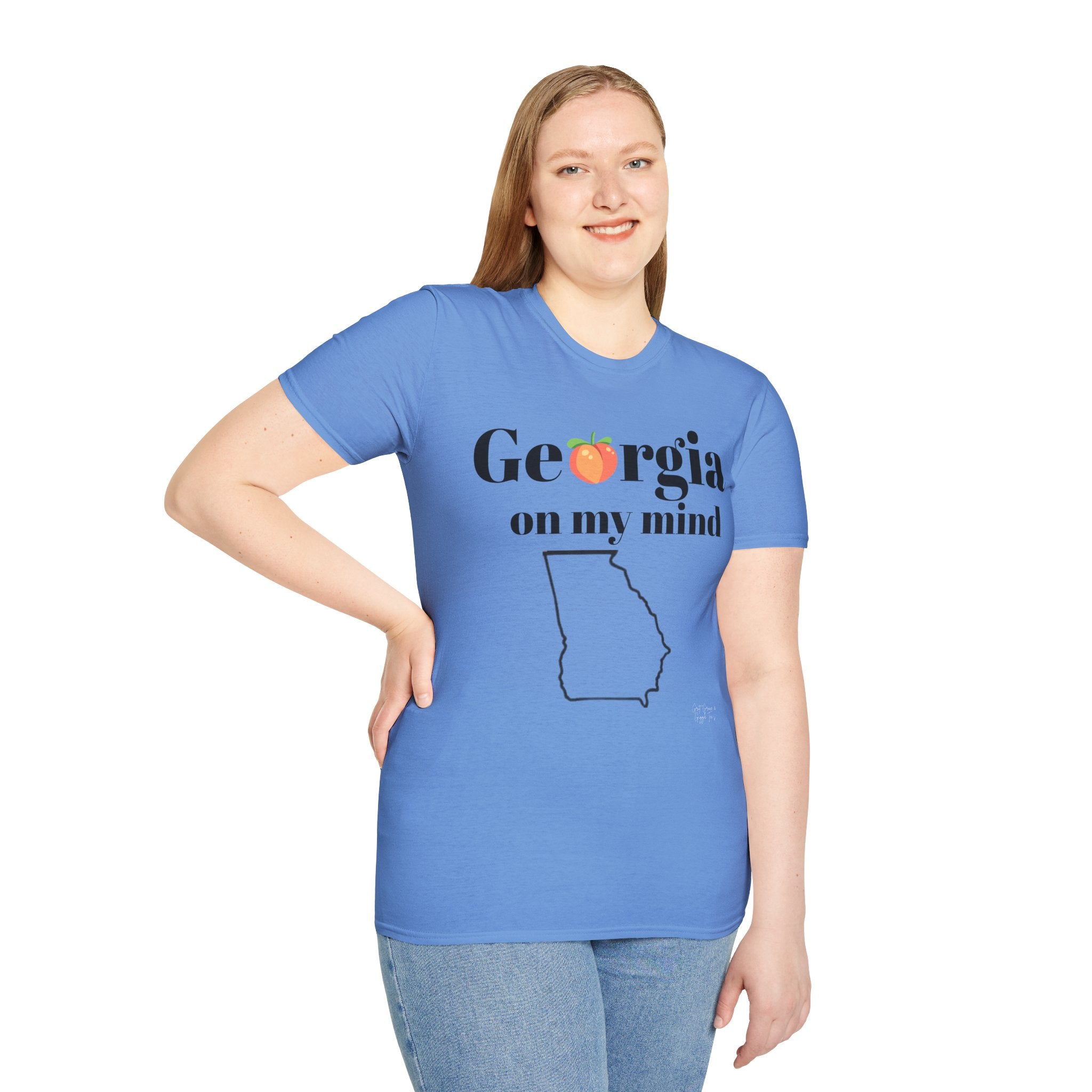 Georgia on my mind Unisex T-Shirt - Vintage Southern State Pride Tee