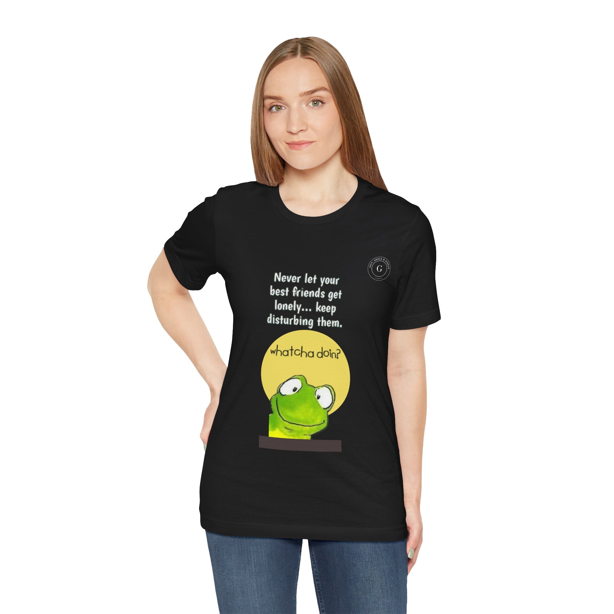 Funny Best Friends Tee - Never Let Your Friends Get Lonely