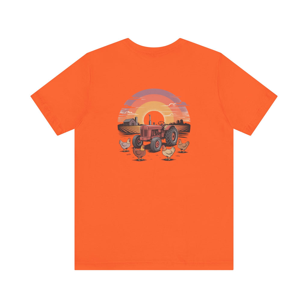 Sunset Forest Unisex Tee - Nature Inspired Short Sleeve Shirt