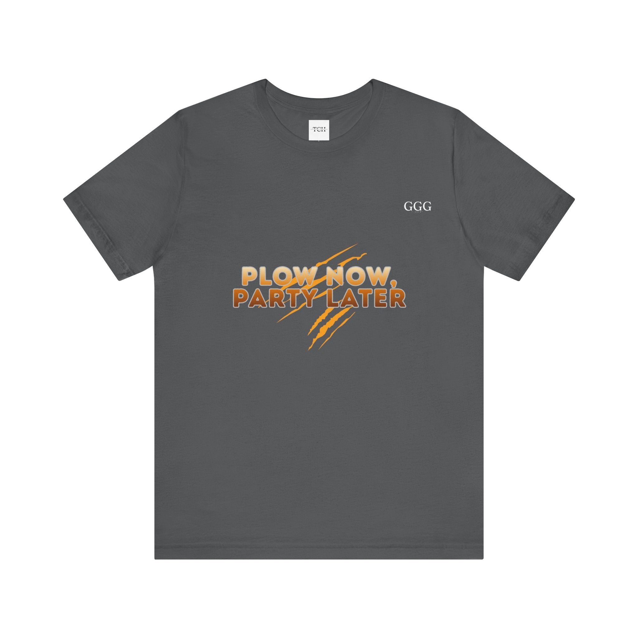 Plow Now Party Later Tee — Rustic Farm-to-Festival Graphic T-Shirt