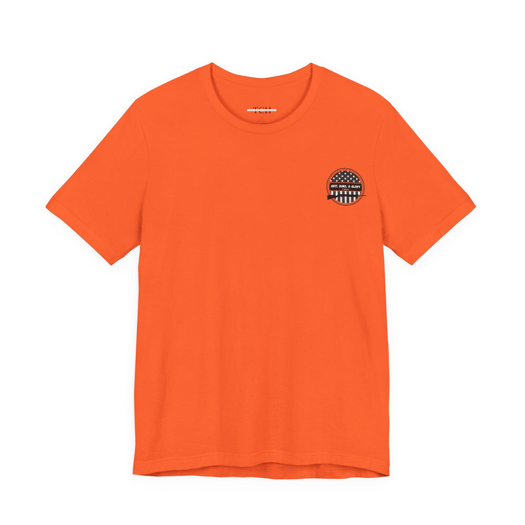 Sunset Forest Unisex Tee - Nature Inspired Short Sleeve Shirt