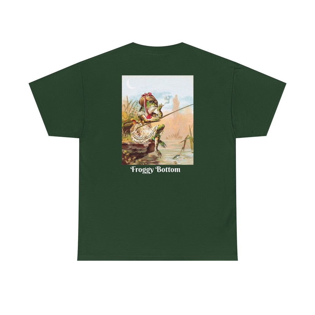 T‑Shirt — Vintage 'Froggy Bottom' Fishing Art Tee