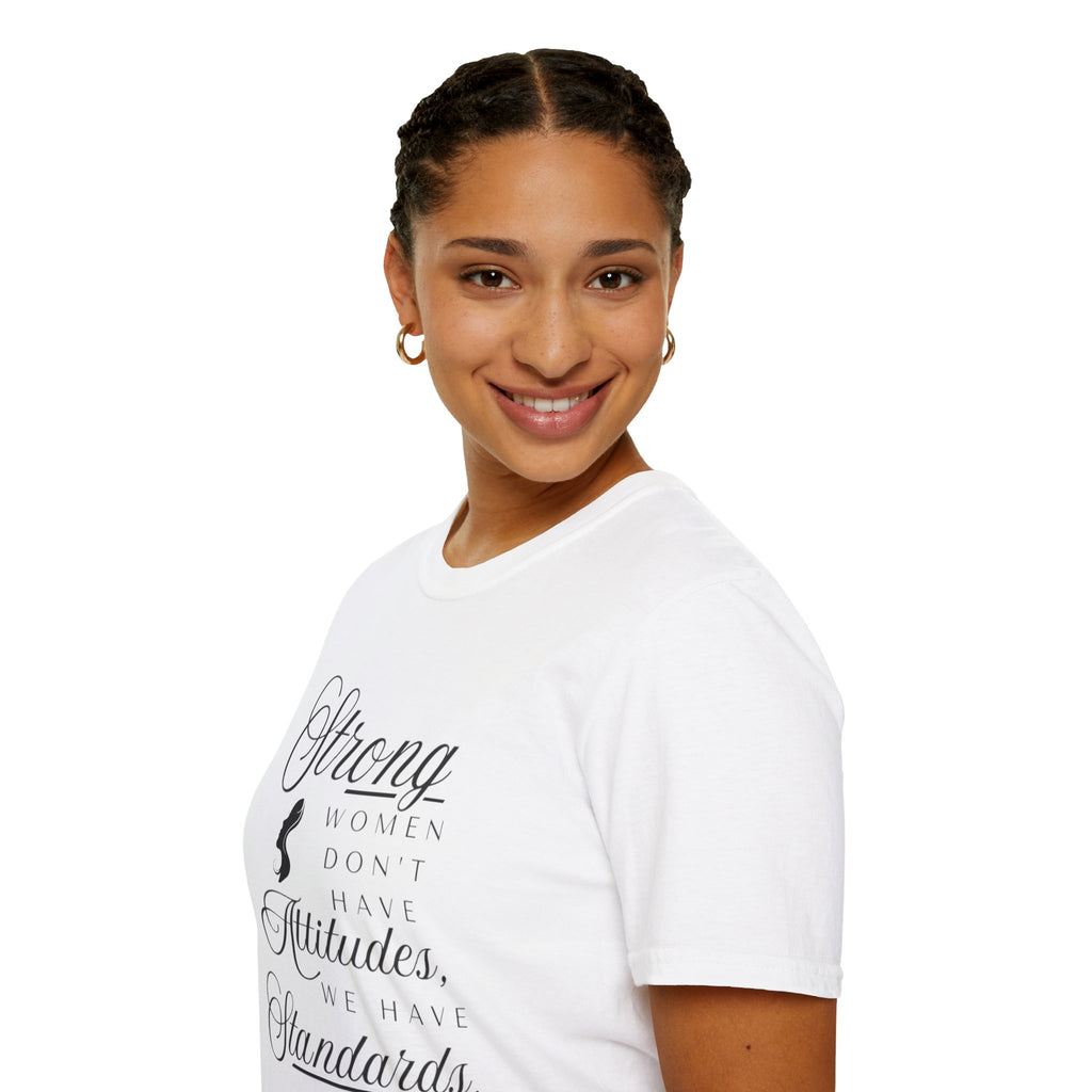 Strong Women Attitude T-Shirt, Empowerment Tee, Gift for Her, Feminist Apparel, Casual Wear, Inspirational Fashion