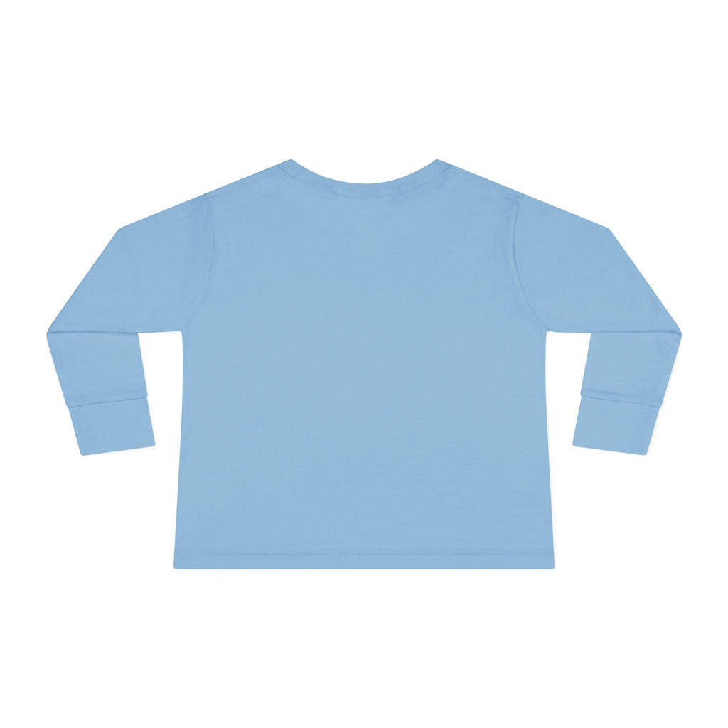 Highland Calf Toddler Long Sleeve Tee — Cute Farm Animal Kids Shirt