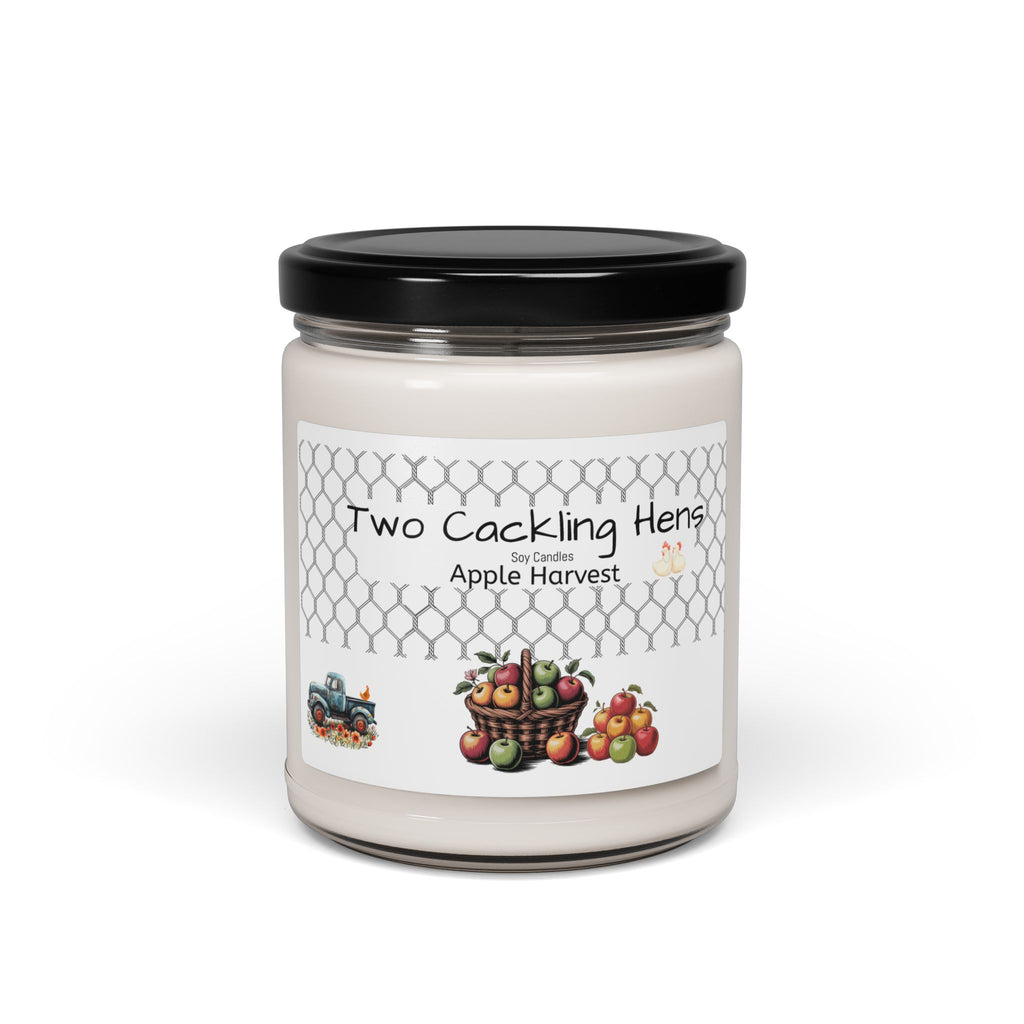 Two Cackling Hens Scented Soy Candle - 9oz Apple Harvest