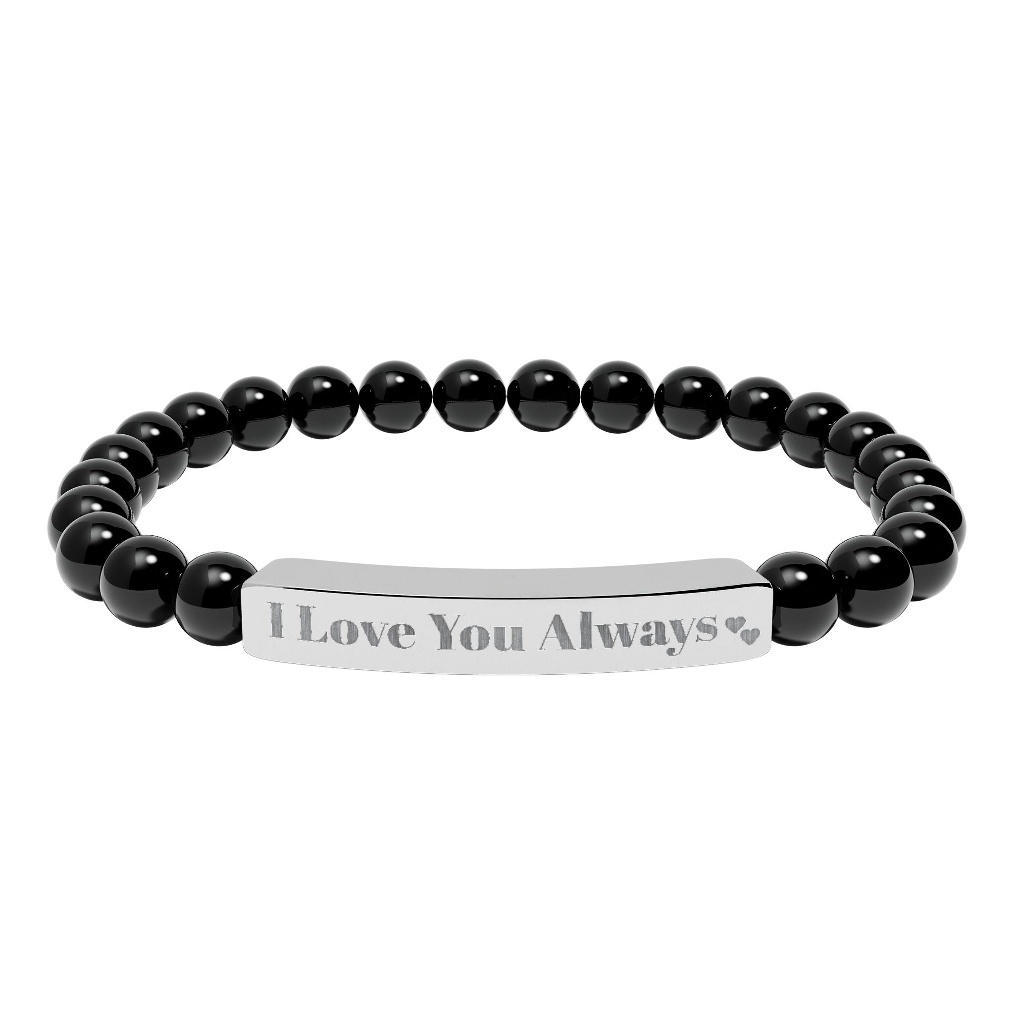 "I love you always" Engraved Bracelet