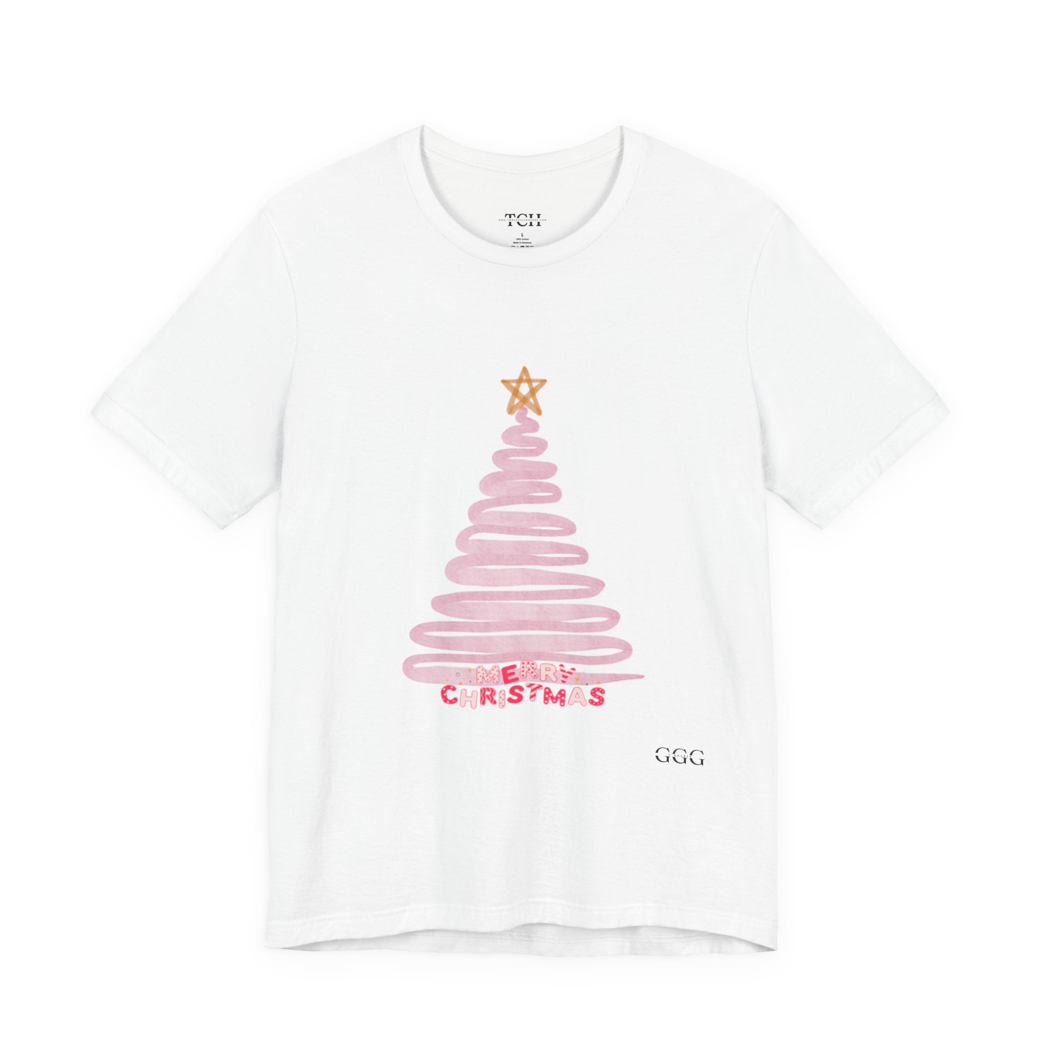 Pink Christmas Tree Women's Tee