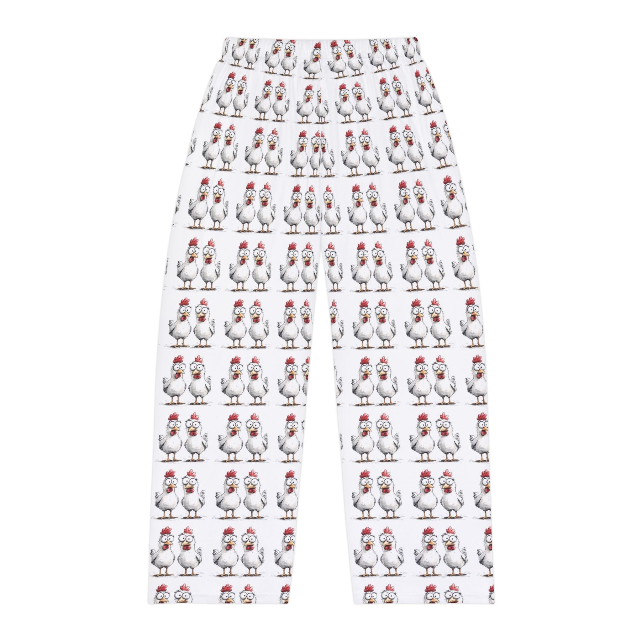 Funny Chicken Print Men's Pajama Pants