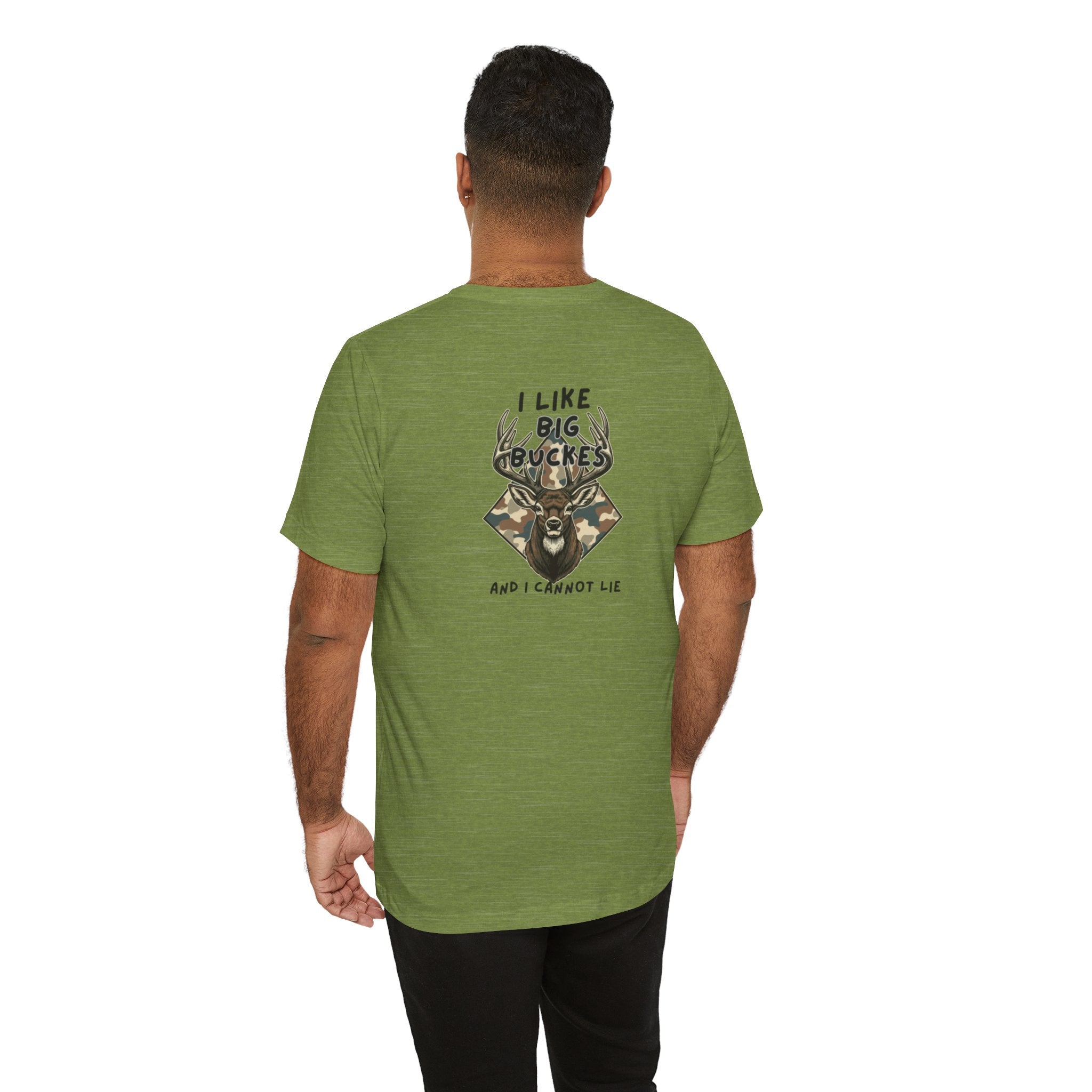 I Like Big Bucks Tee — Funny Hunting Deer T-Shirt (Camo)