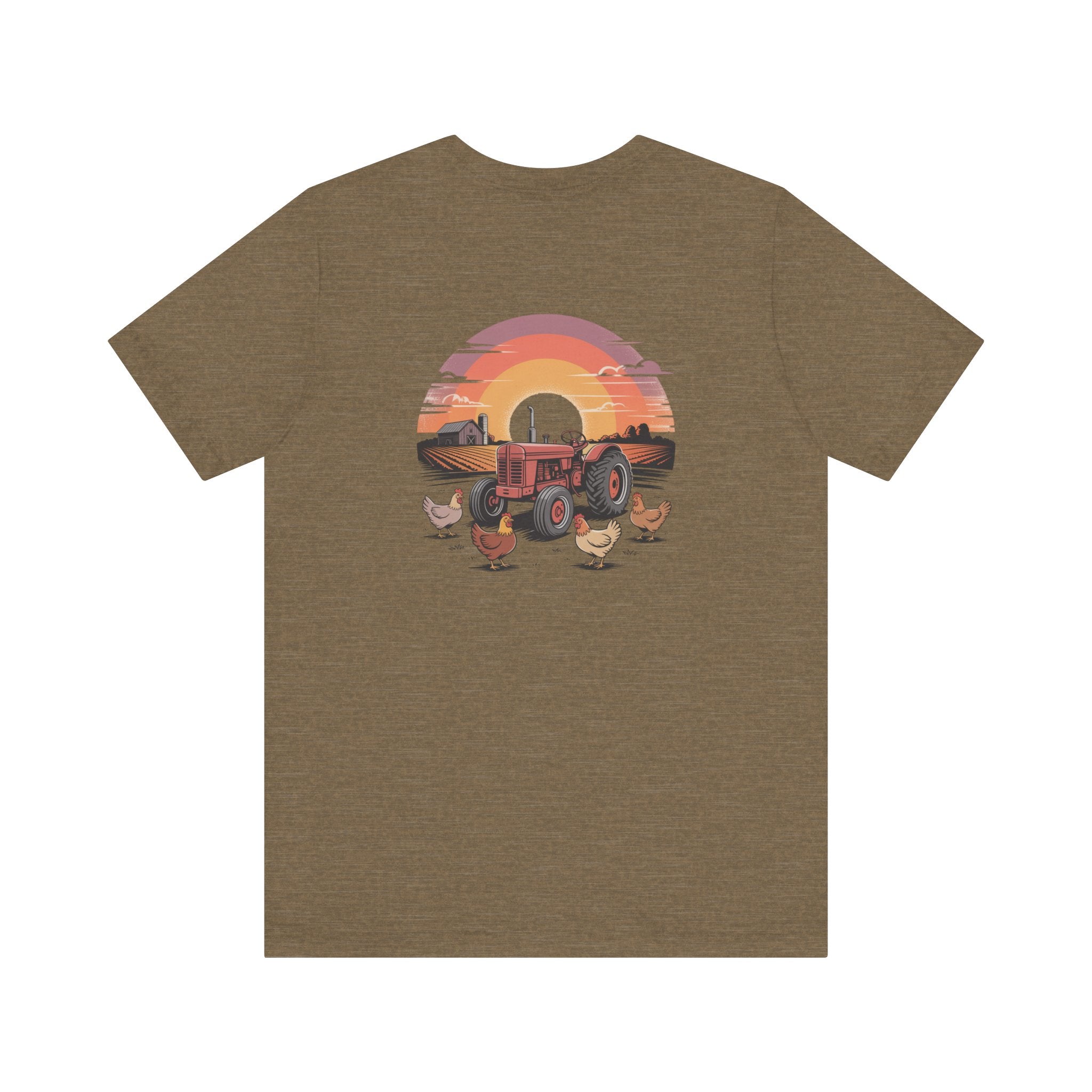 Sunset Forest Unisex Tee - Nature Inspired Short Sleeve Shirt