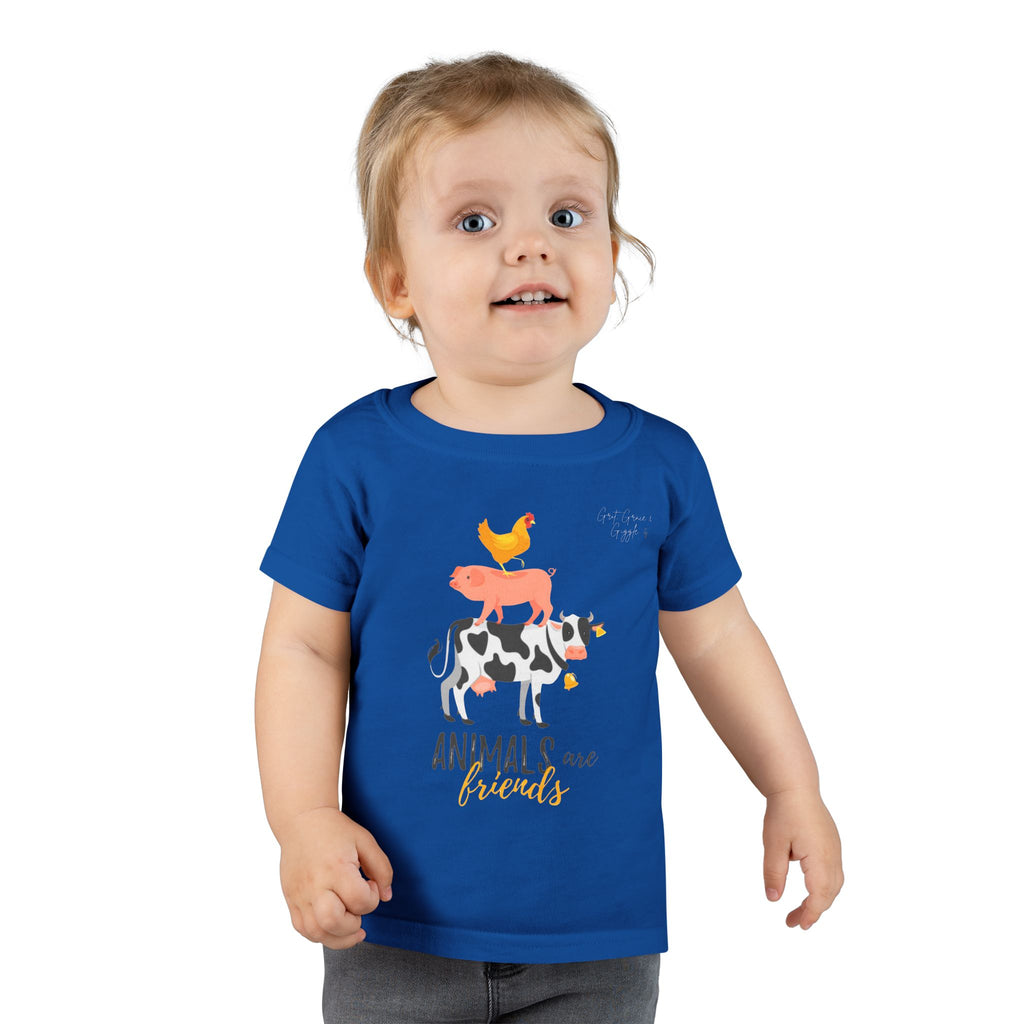 Farm Animal Friends Toddler T-Shirt, Cute Kids Tee, Animal Lover Gift, Birthday Outfit, Nursery Decor, Toddler Apparel