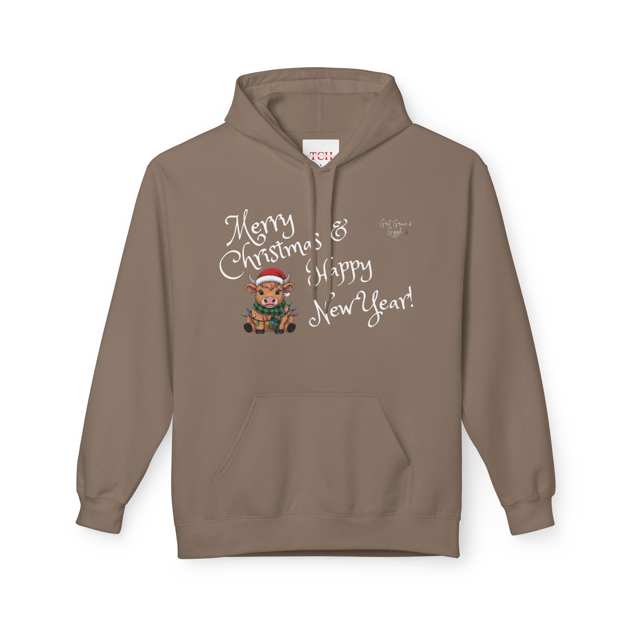 Moo- Merry Christmas & Happy New Year sweat shirt