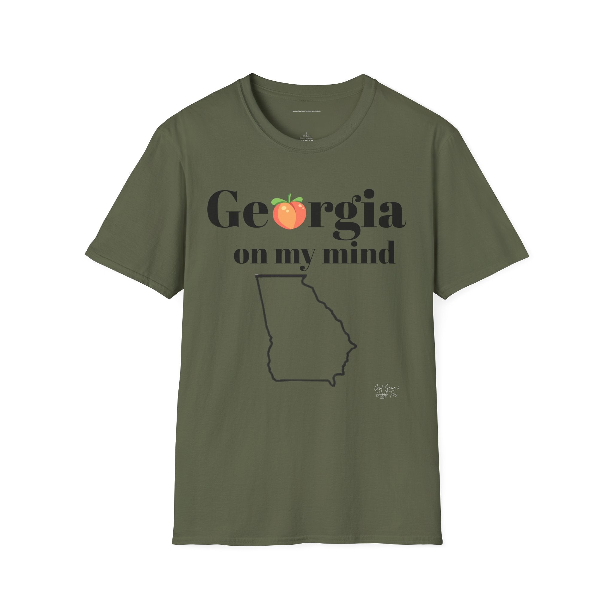 Georgia on my mind Unisex T-Shirt - Vintage Southern State Pride Tee