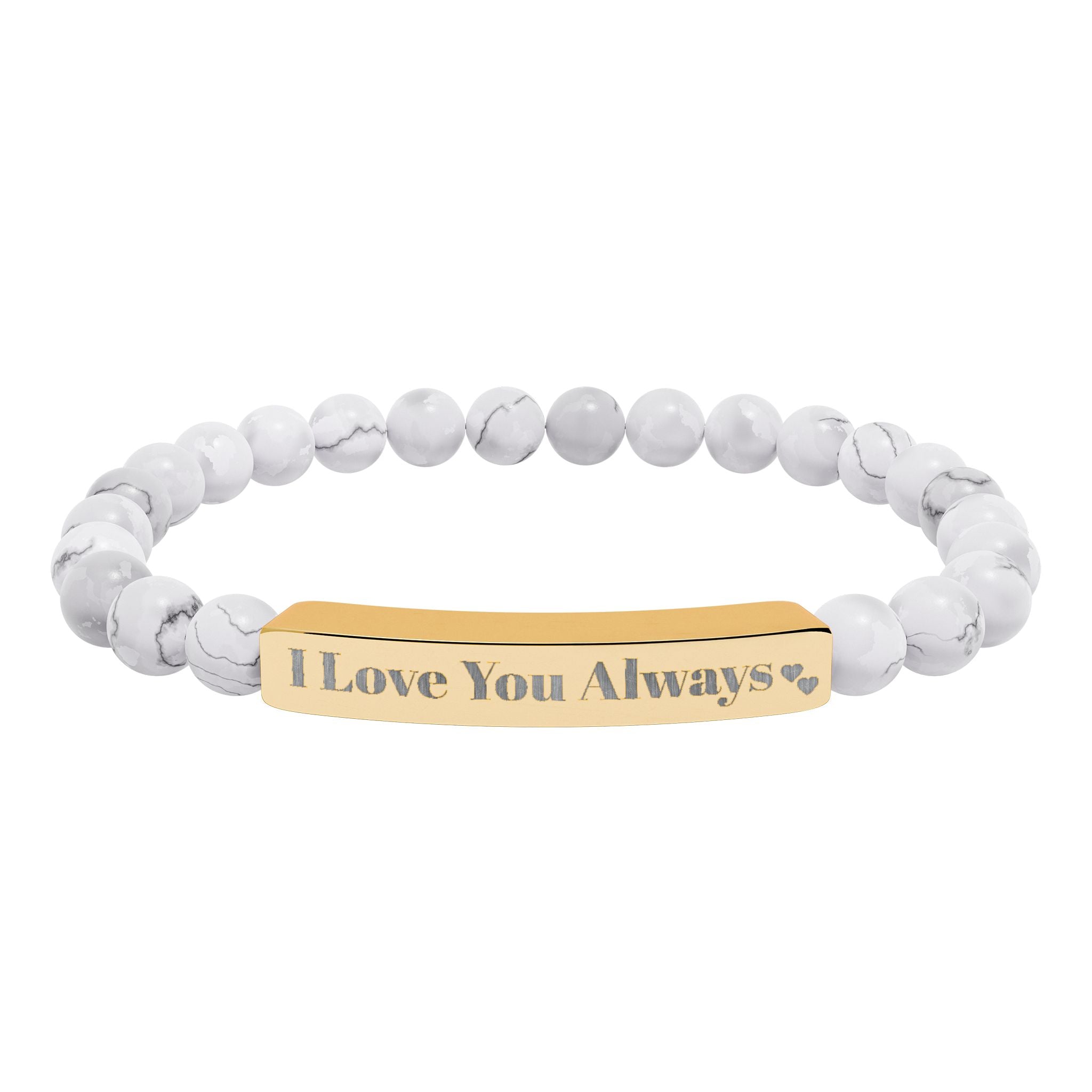 "I love you always" Engraved Bracelet