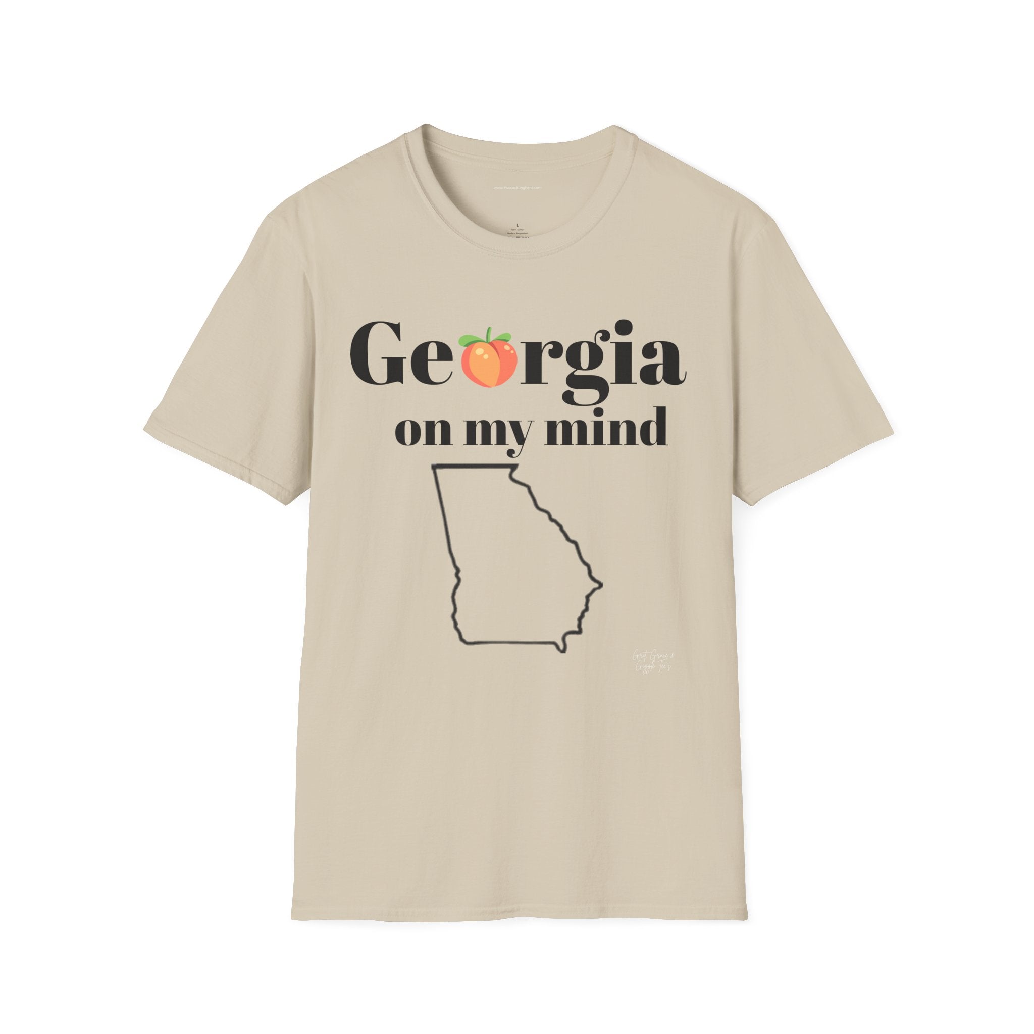 Georgia on my mind Unisex T-Shirt - Vintage Southern State Pride Tee